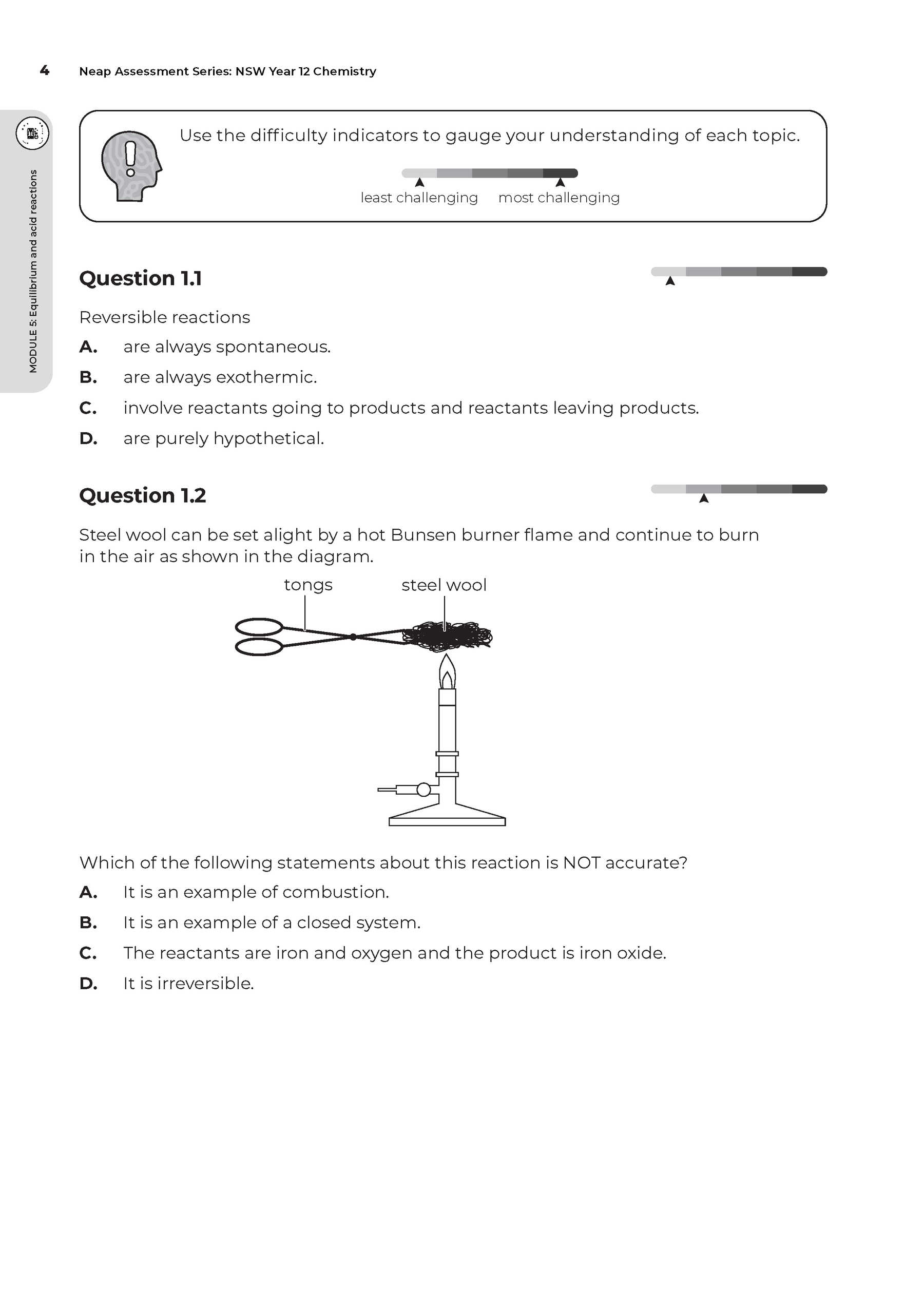 Neap Assessment Series: NSW Year 12 Chemistry