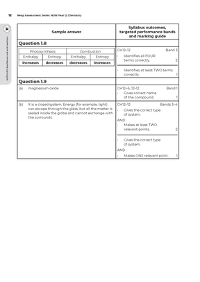 Neap Assessment Series: NSW Year 12 Chemistry