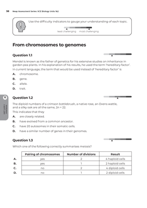 Neap Assessment Series: VCE Biology Units 1&2