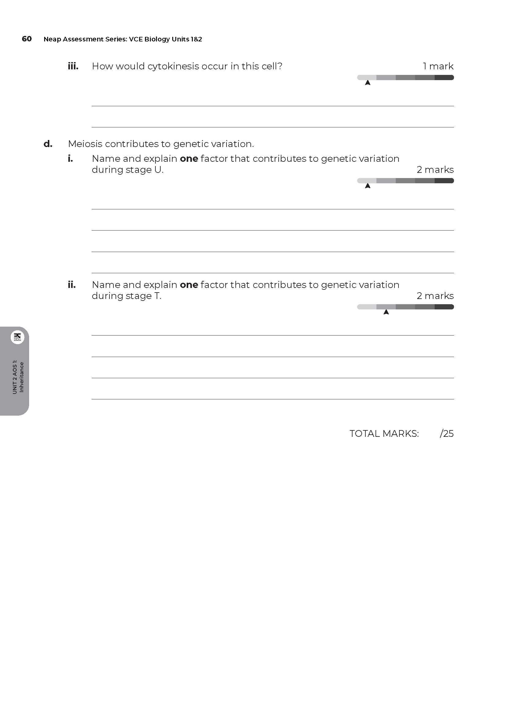 Neap Assessment Series: VCE Biology Units 1&2