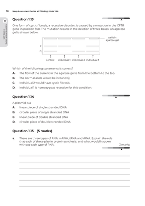 Neap Assessment Series: VCE Biology Units 3&4