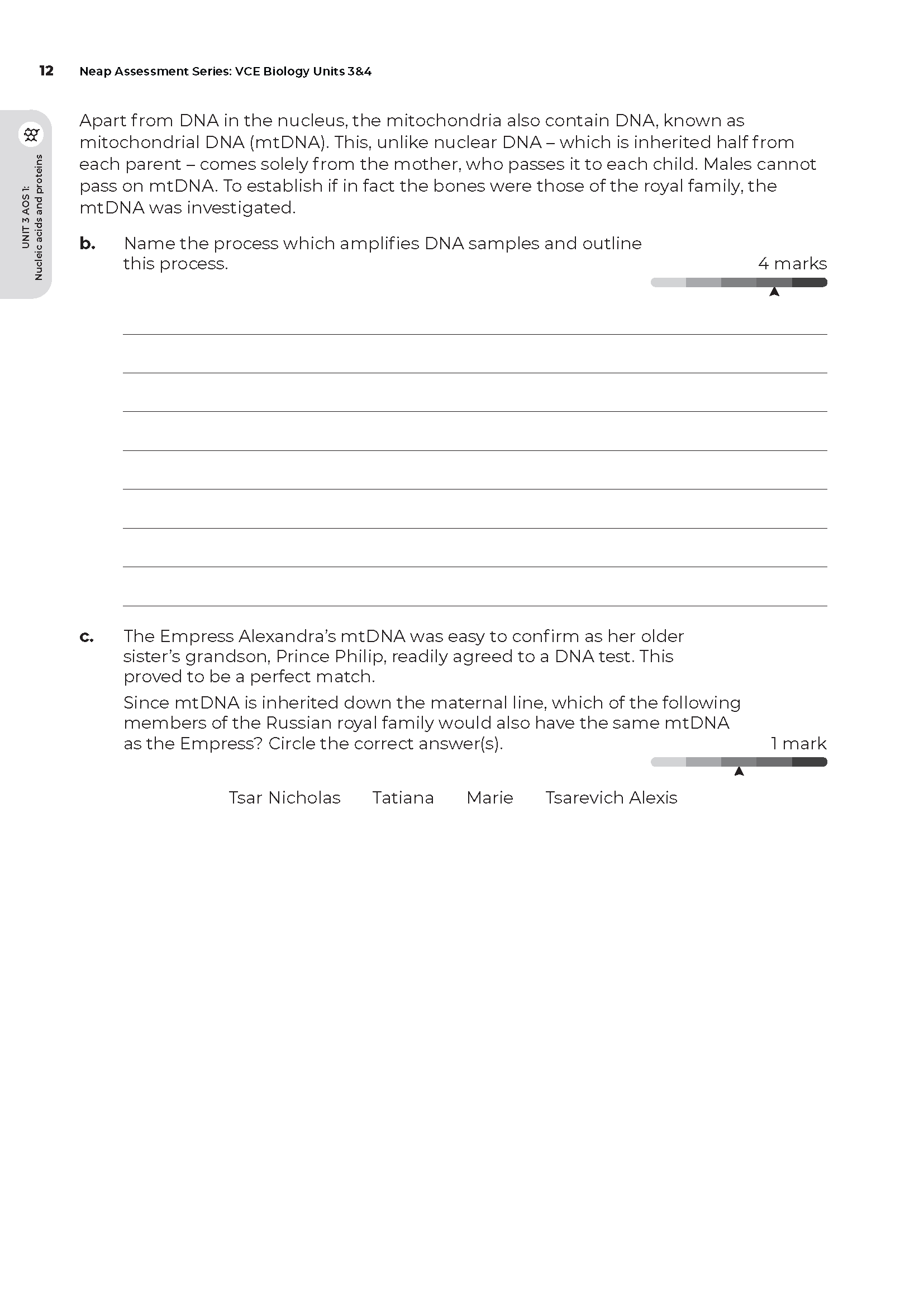 Neap Assessment Series: VCE Biology Units 3&4