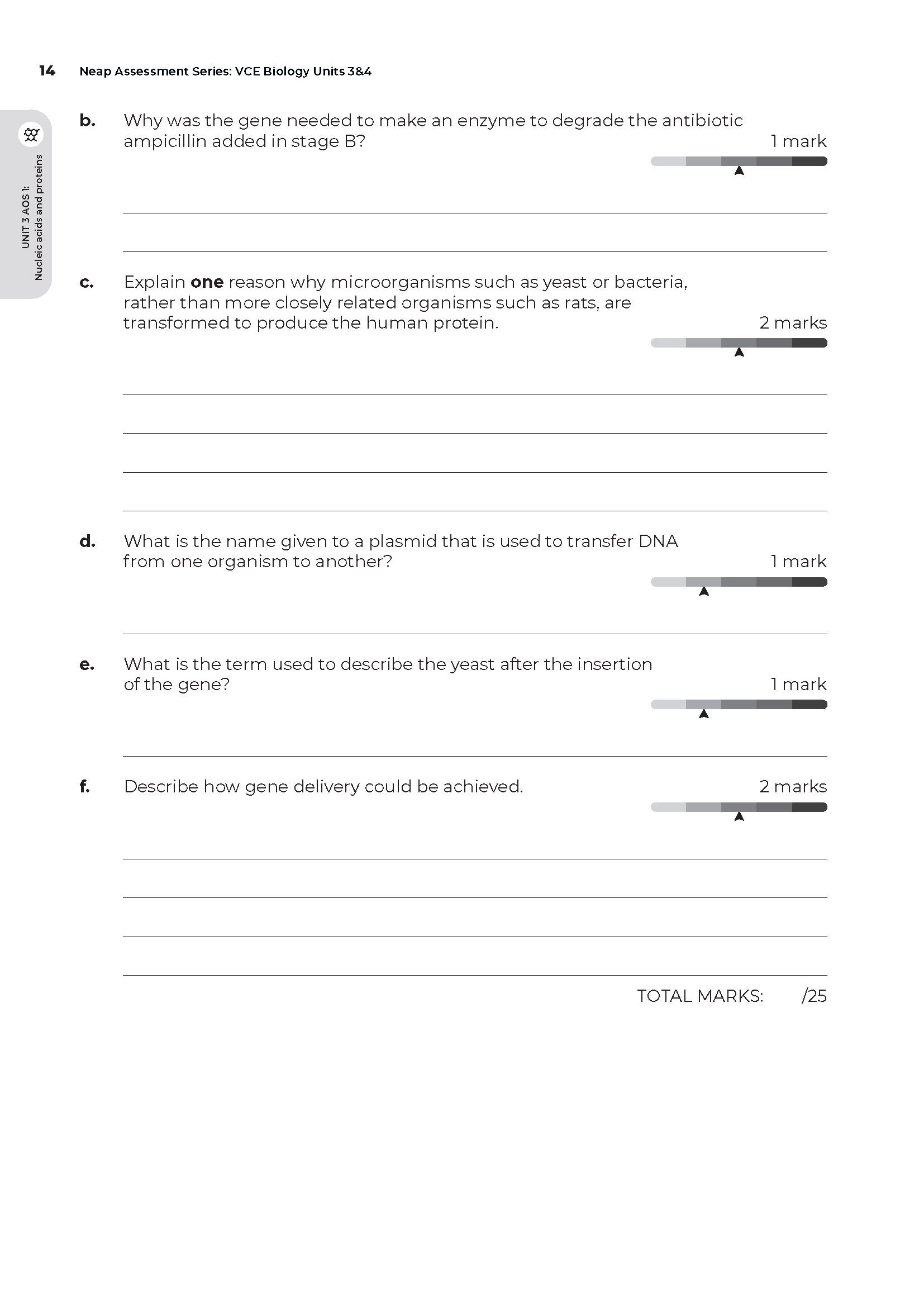 Neap Assessment Series: VCE Biology Units 3&4