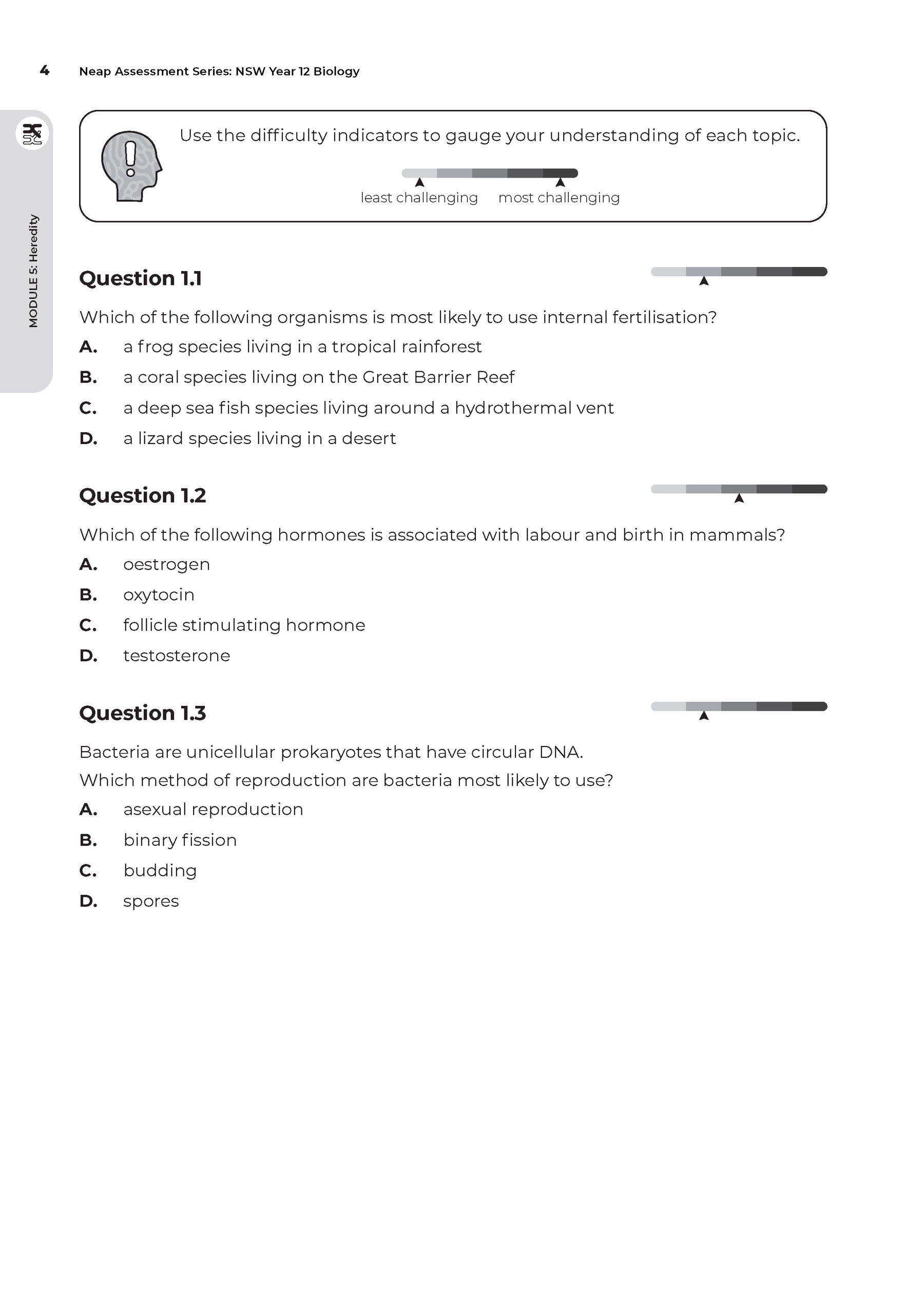 Neap Assessment Series: NSW Year 12 Biology