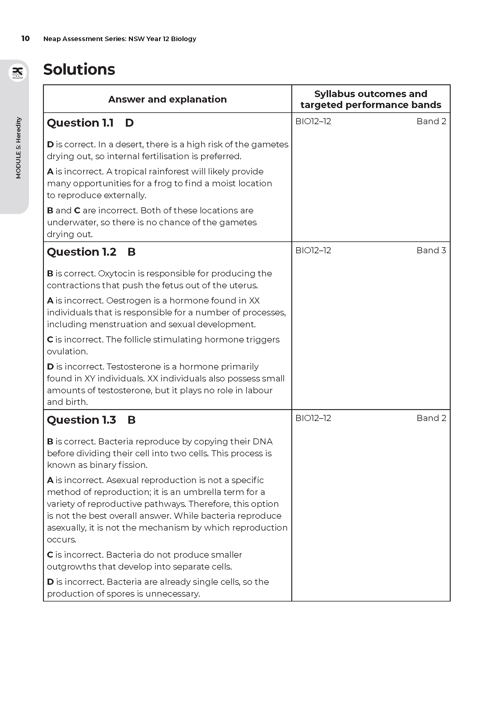 Neap Assessment Series: NSW Year 12 Biology