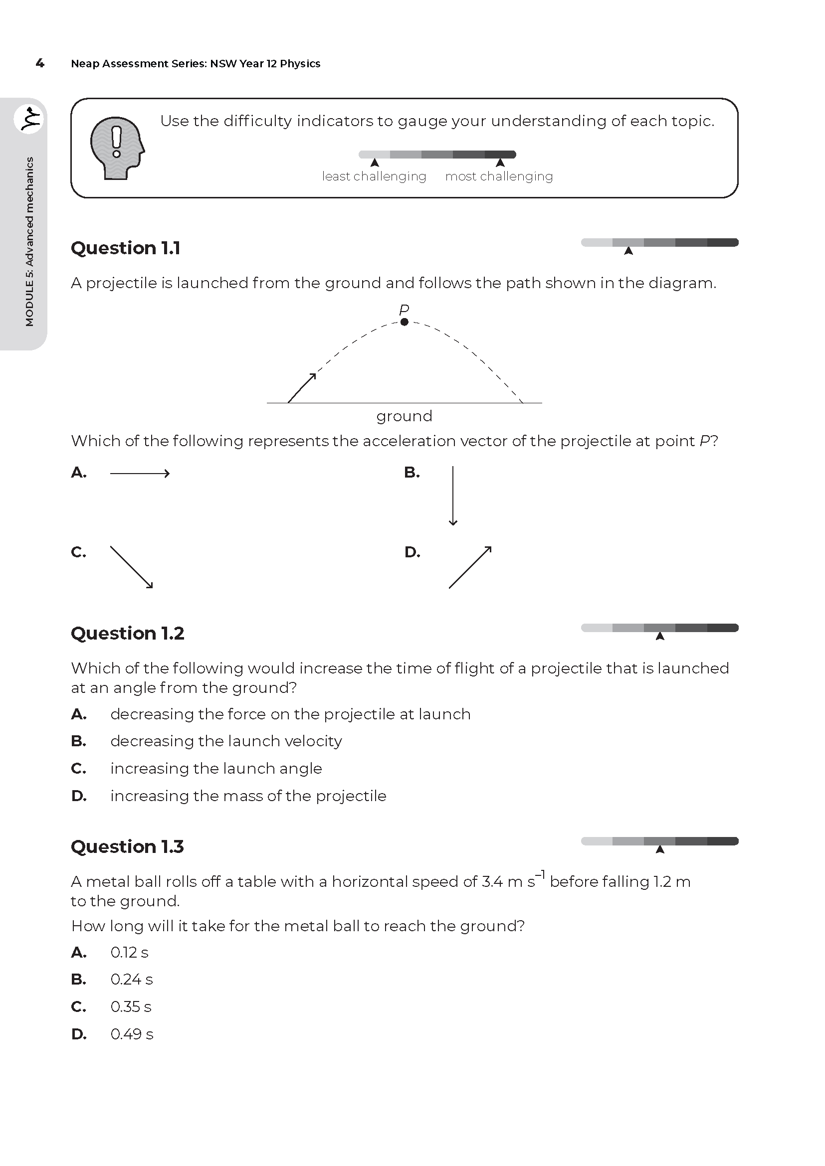 Neap Assessment Series NSW Year 12 Physics