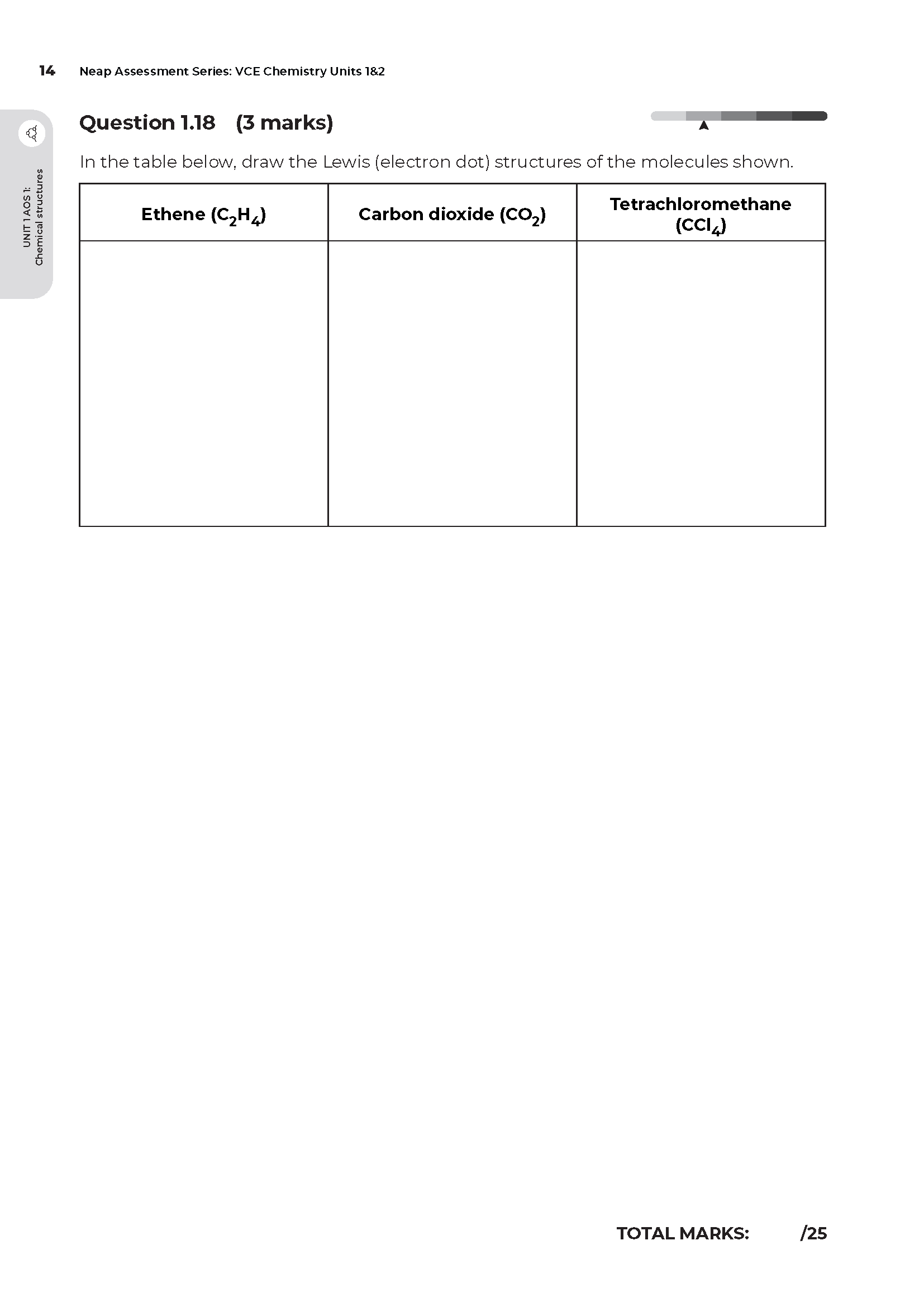 Neap Assessment Series: VCE Chemistry Units 1&2