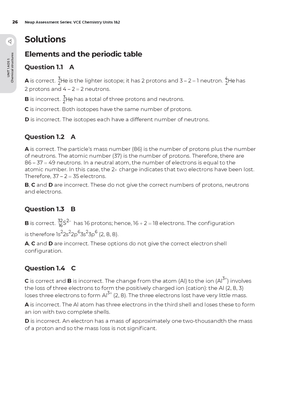 Neap Assessment Series: VCE Chemistry Units 1&2