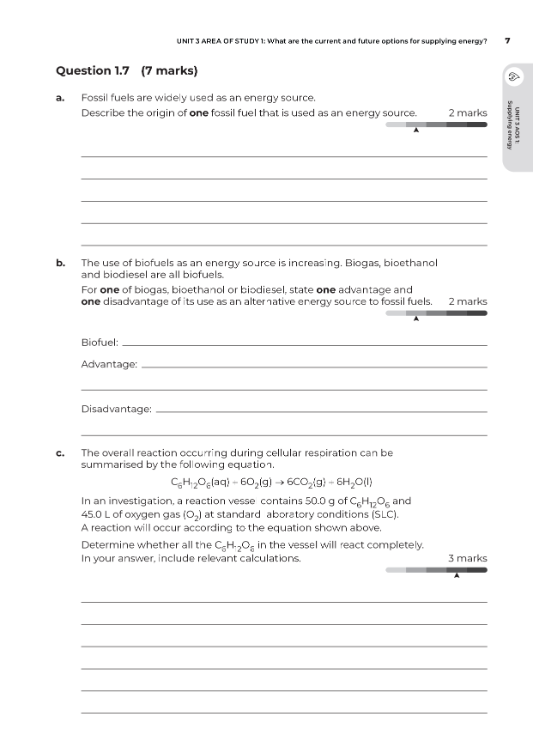 Neap Assessment Series: VCE Chemistry Units 3&4