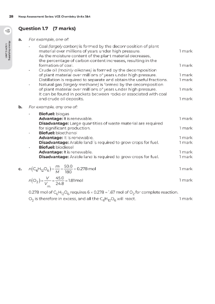 Neap Assessment Series: VCE Chemistry Units 3&4