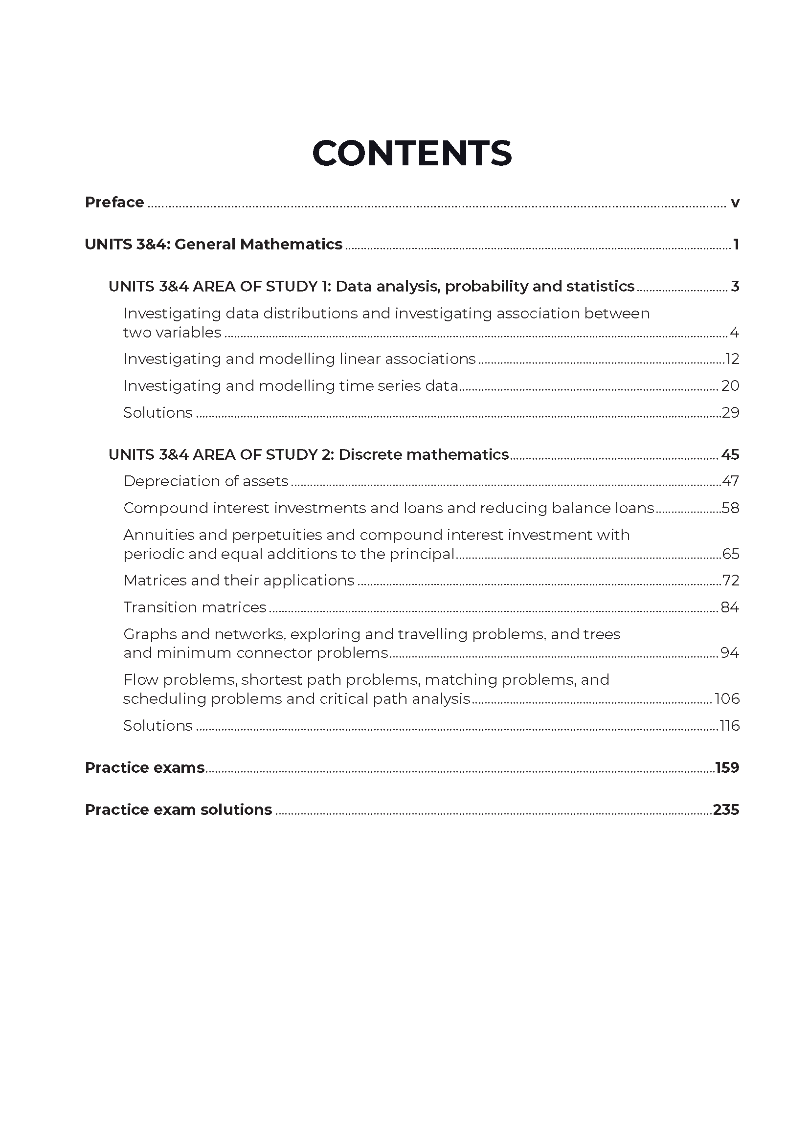 Neap Assessment Series: VCE General Maths Units 3&4