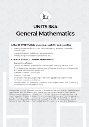 Neap Assessment Series: VCE General Maths Units 3&4