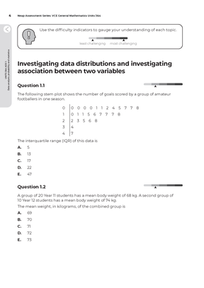 Neap Assessment Series: VCE General Maths Units 3&4