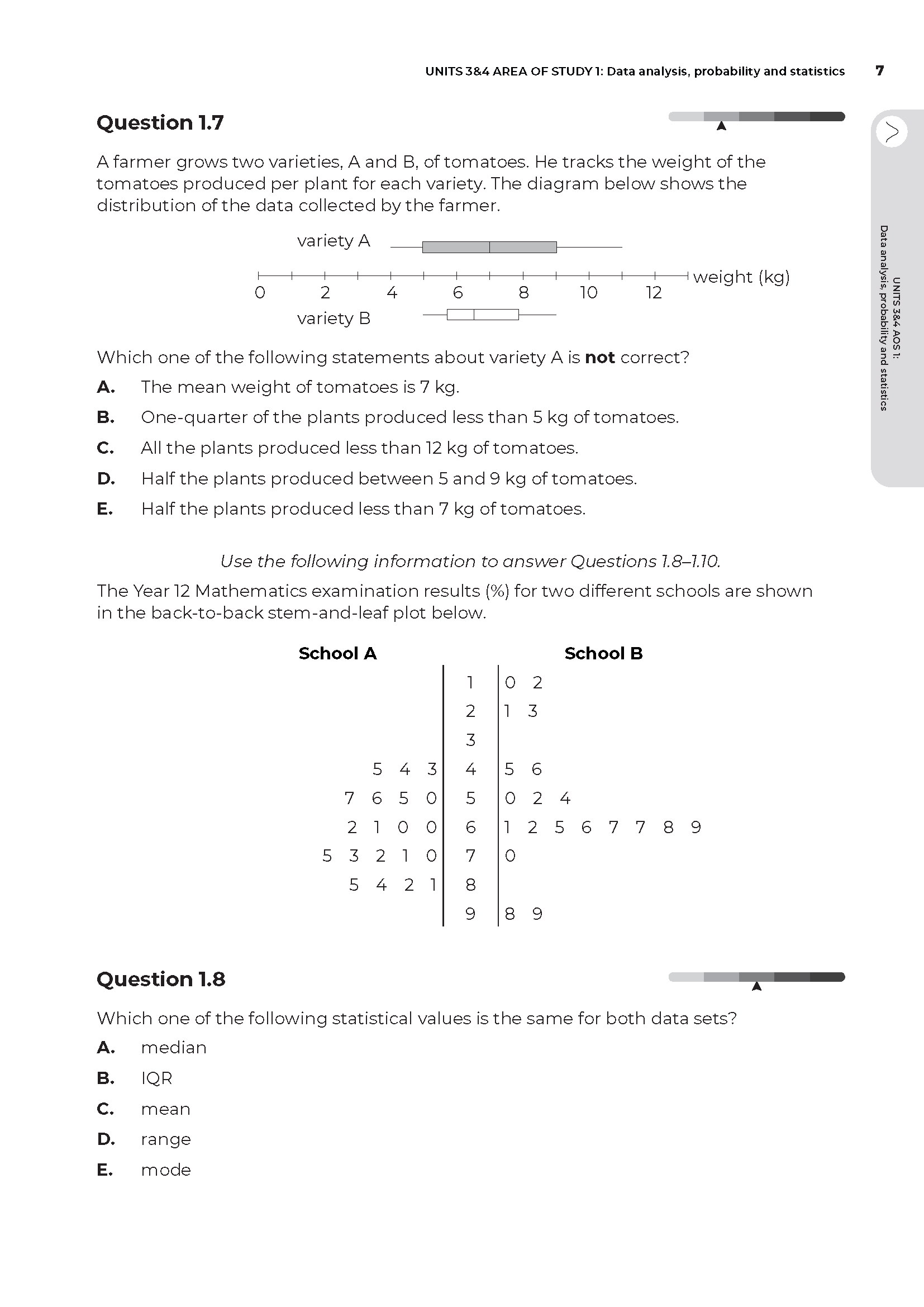 Neap Assessment Series: VCE General Maths Units 3&4