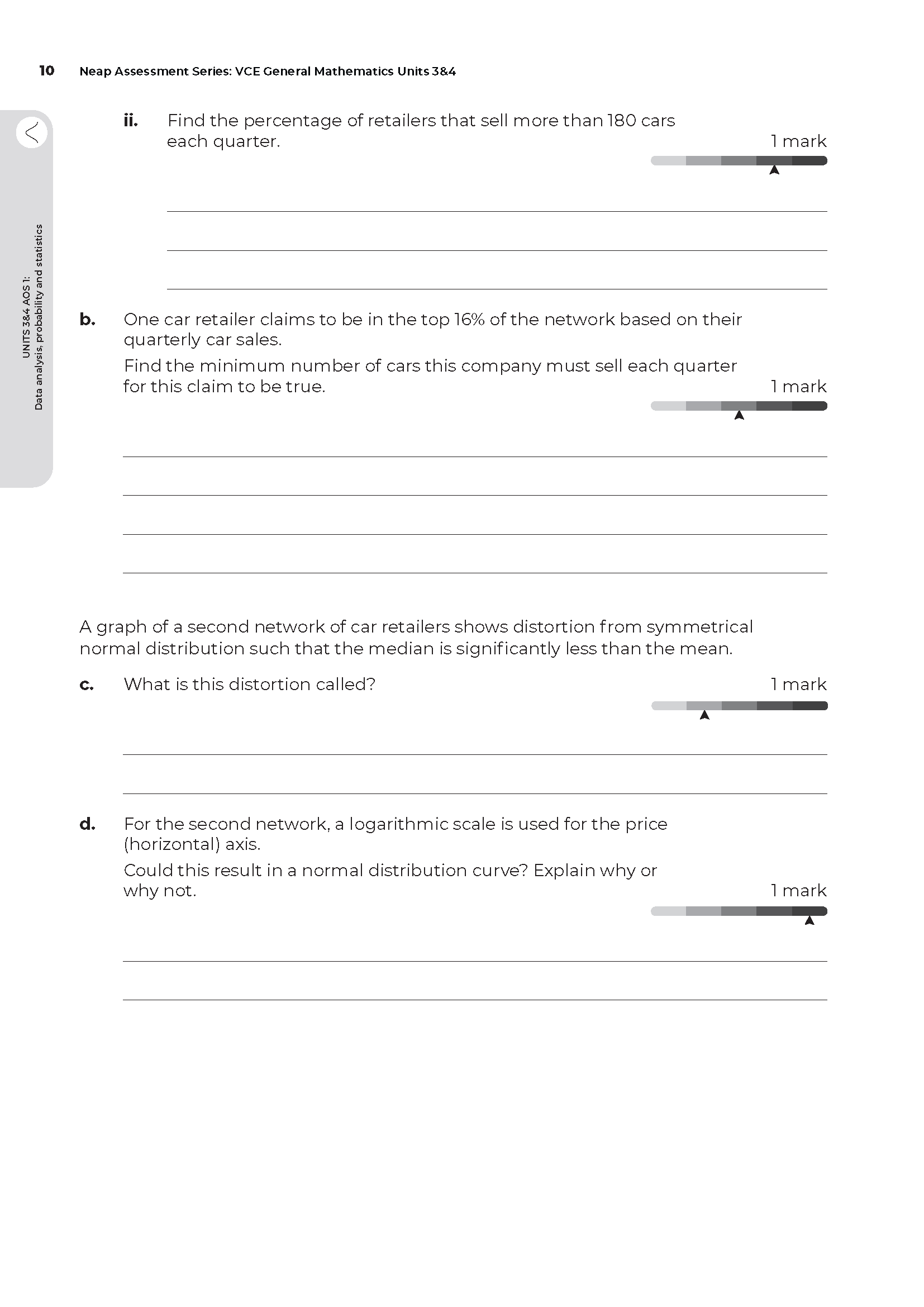 Neap Assessment Series: VCE General Maths Units 3&4