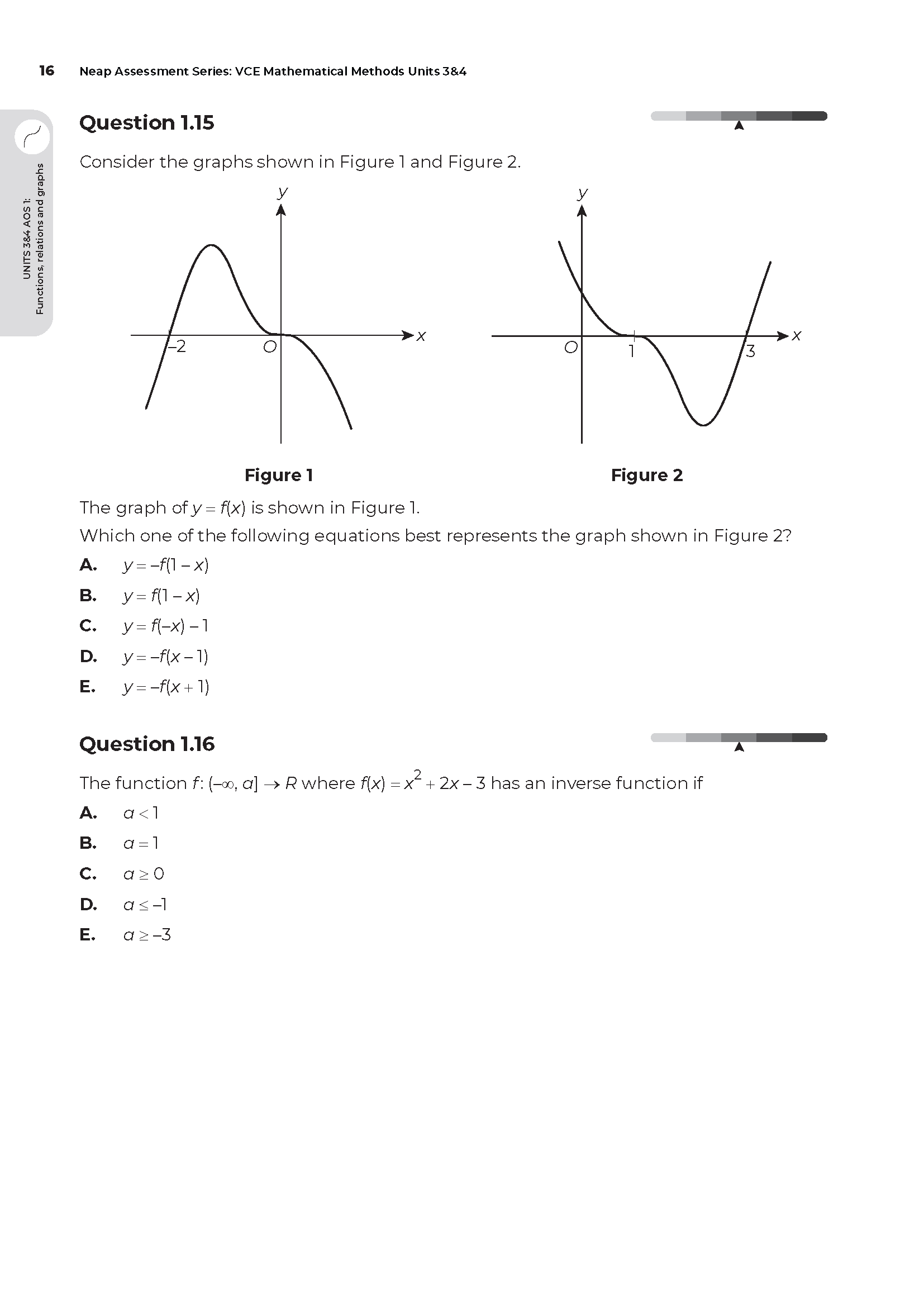 Neap Assessment Series: VCE Mathematical Methods Units 3&4