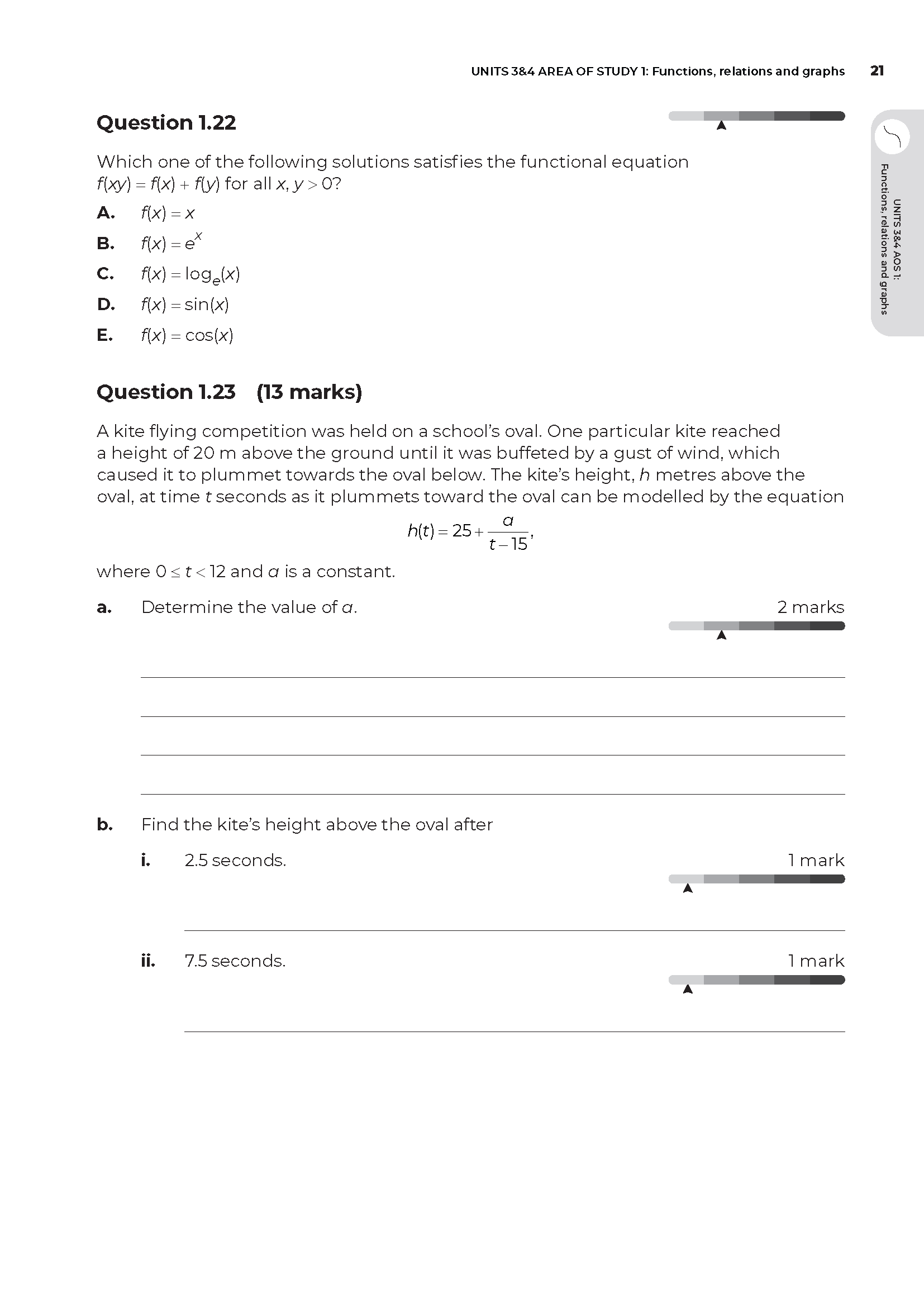 Neap Assessment Series: VCE Mathematical Methods Units 3&4