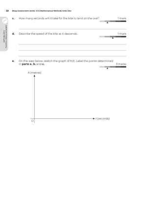 Neap Assessment Series: VCE Mathematical Methods Units 3&4