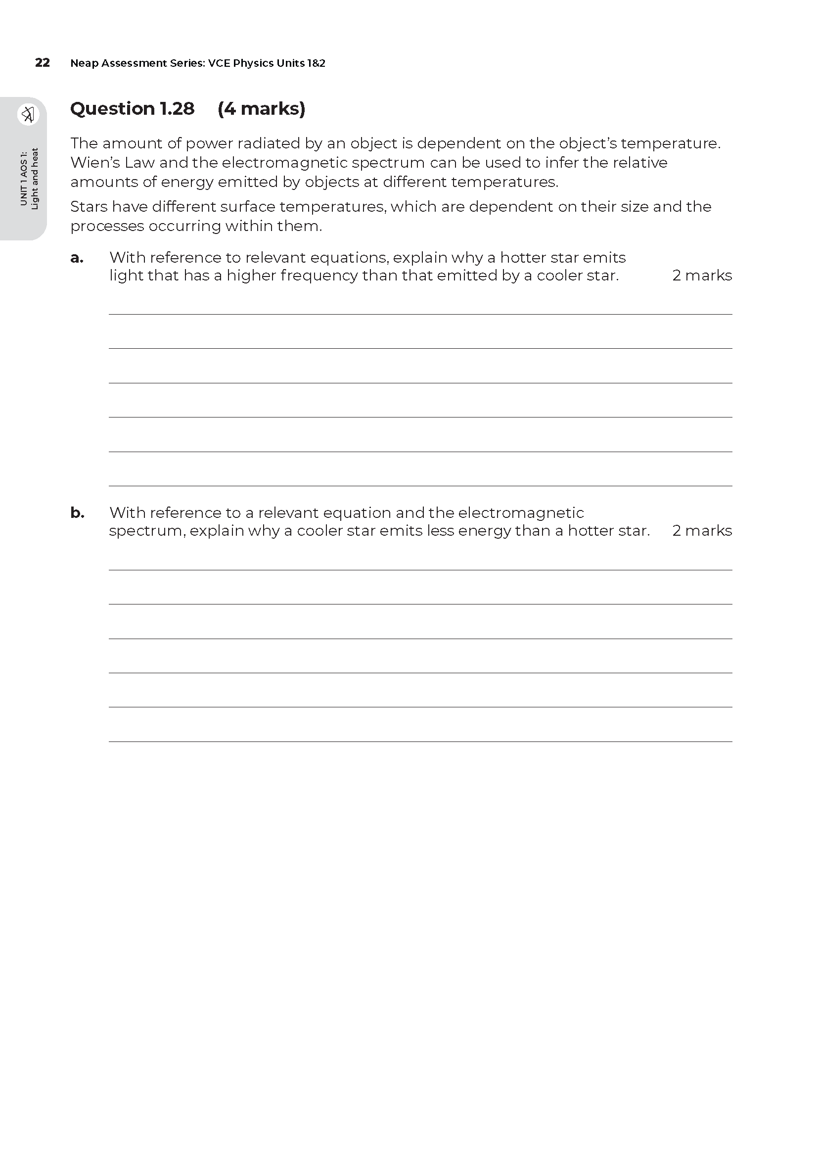 Neap Assessment Series: VCE Physics Units 1&2