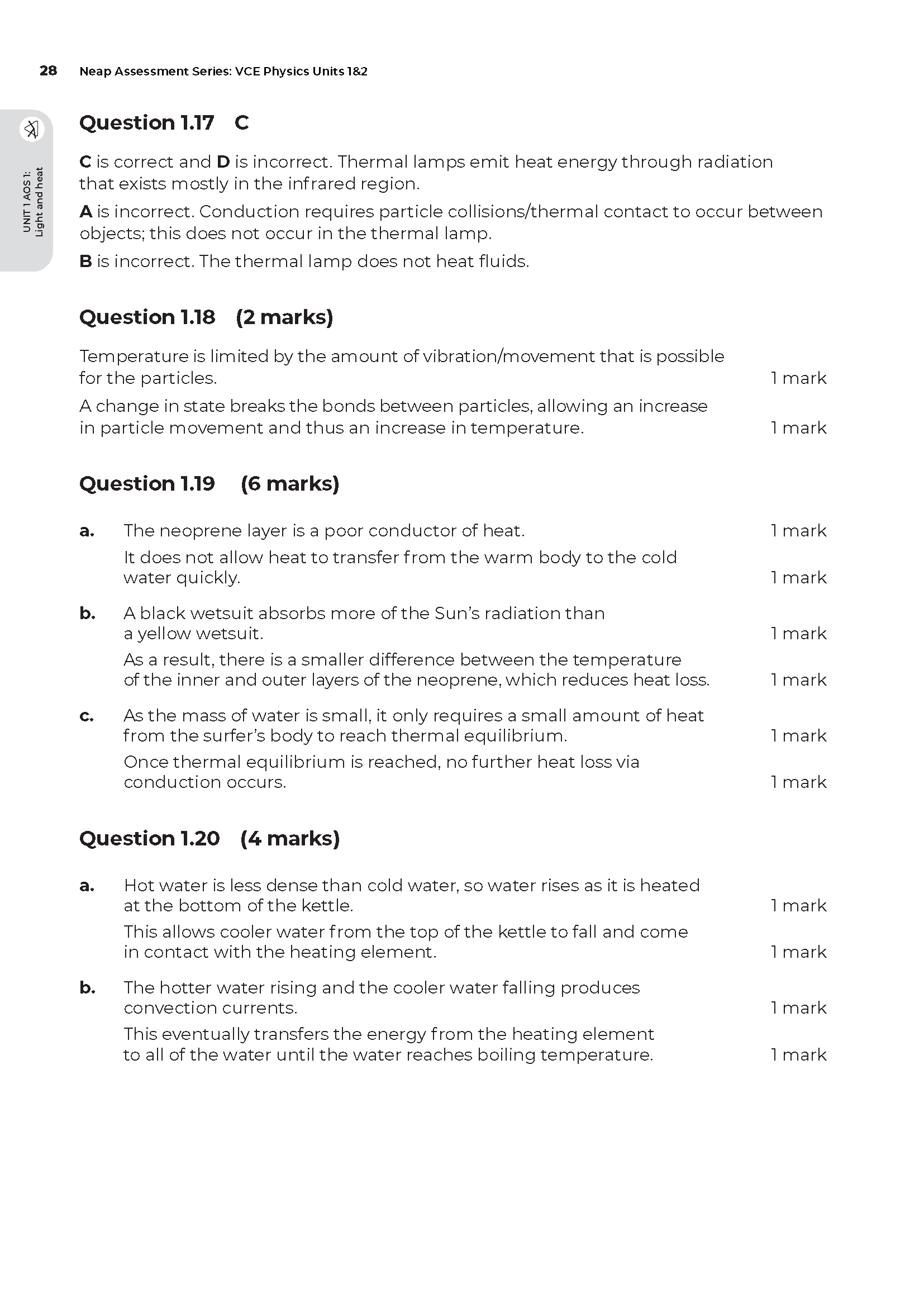 Neap Assessment Series: VCE Physics Units 1&2