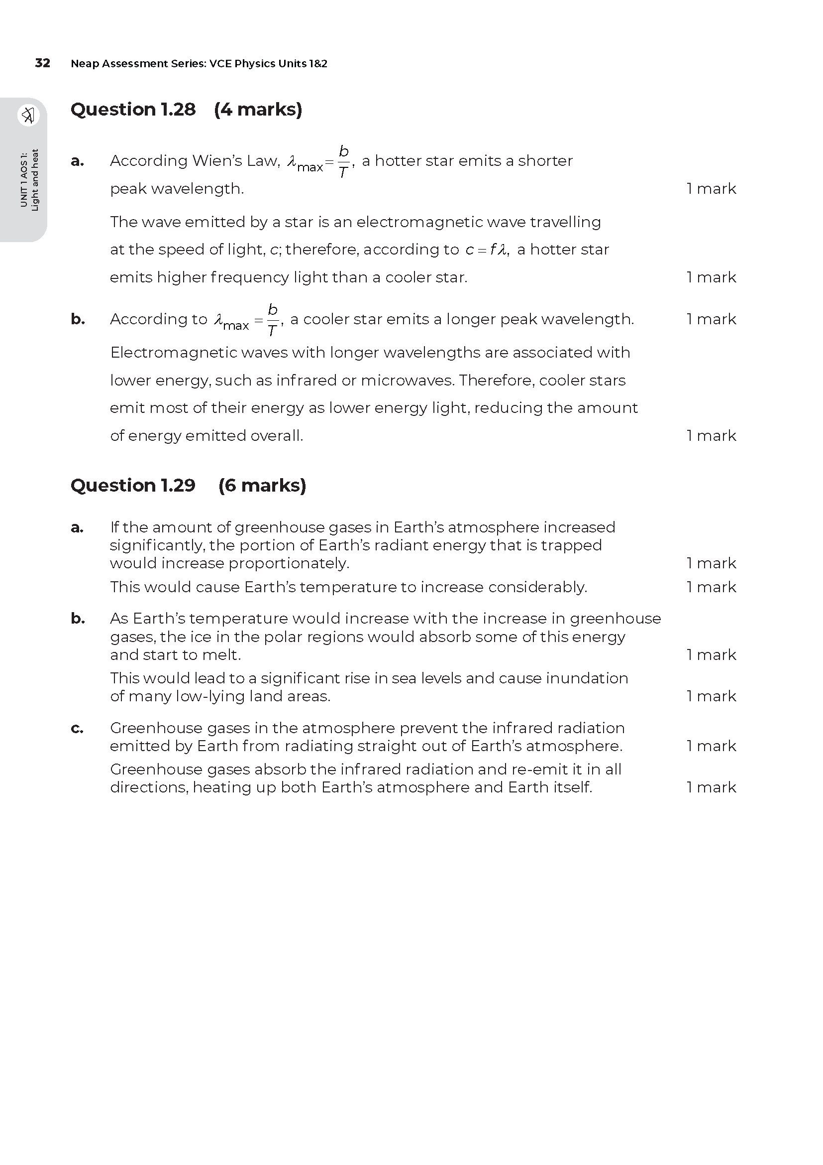 Neap Assessment Series: VCE Physics Units 1&2