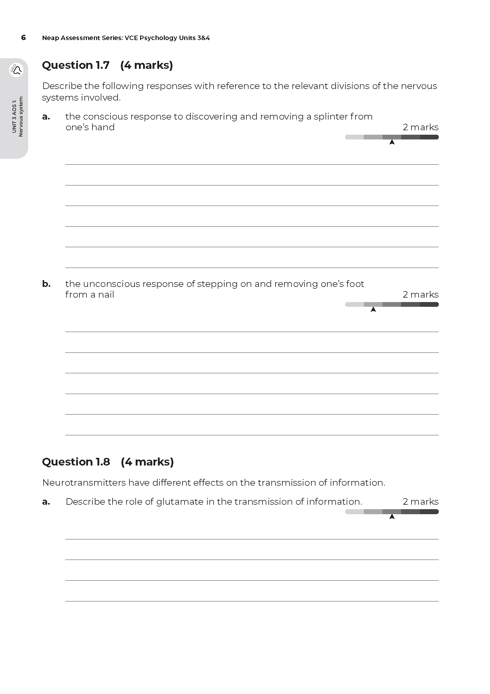 Neap Assessment Series: VCE Psychology Units 3&4