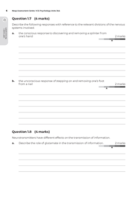 Neap Assessment Series: VCE Psychology Units 3&4