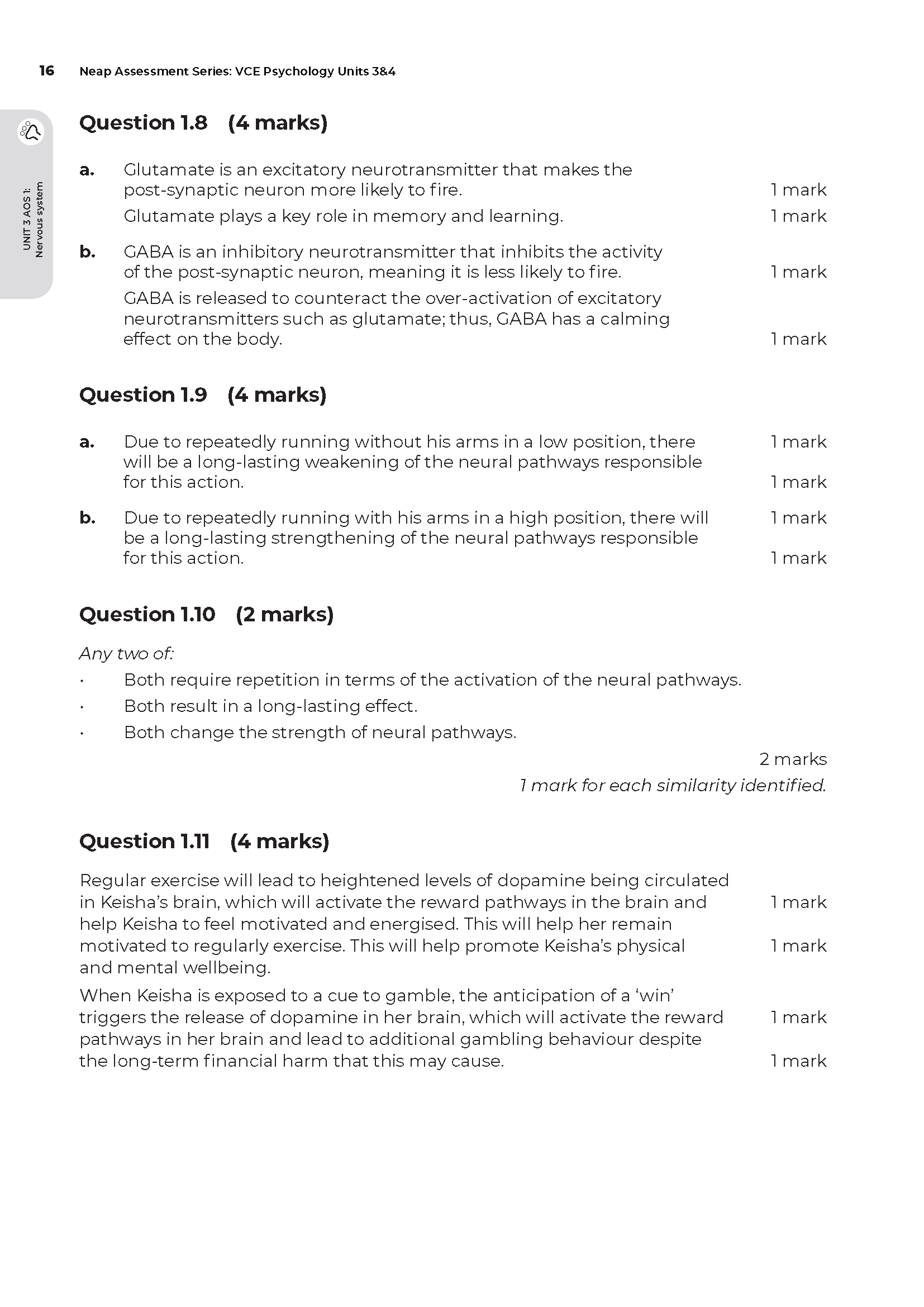 Neap Assessment Series: VCE Psychology Units 3&4