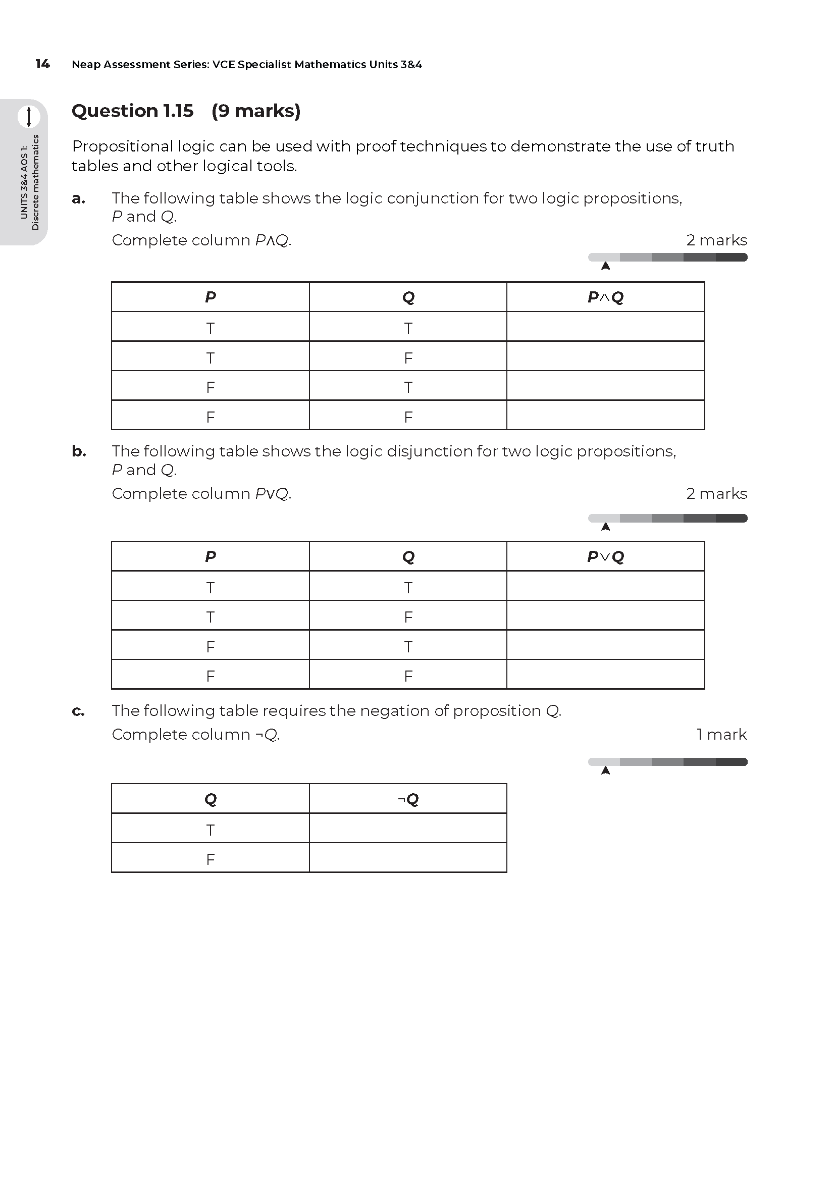 Neap Assessment Series: VCE Specialist Maths Units 3&4